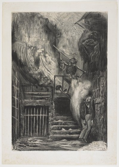 Rue de la vieille lanterne (mort de Gérard de Nerval), 1855 - Gustave Dore